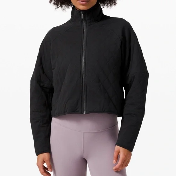 🖤LULULEMON QUILTED CALM JACKET/COAT-BLACK, 12🖤 - Picture 5 of 16